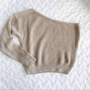 Nasty Gal One Shoulder Sweater